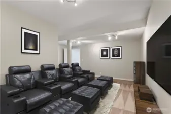 Virtually staged to show an example of how the space could be used.