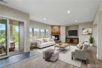 Virtually staged to show an example of how the space could be used.