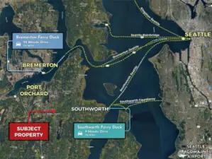Proximate to the Ferry.