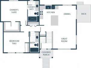 mage is a rendering Photographs are for illustrative purposes only. Features, finishes, interior/exterior colors, landscaping and floorplan shown may vary from actual homes built.