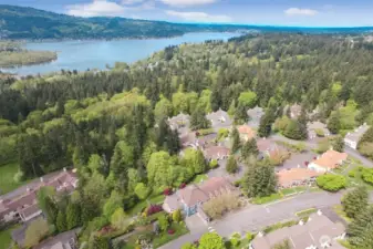 View of Center Village. Community is located just up the hill from beautiful Lake Sammamish.