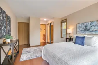 Primary bedroom suite.