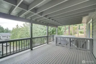 Lower Level Private Covered Deck