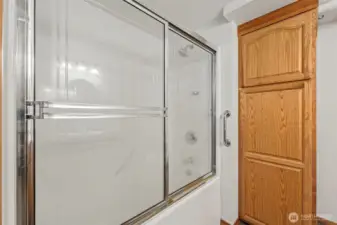Lower full bathroom.