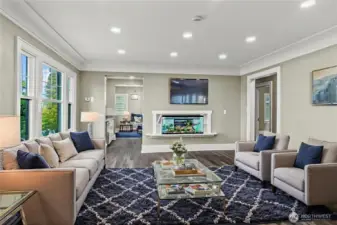 Virtually Staged - Living Room