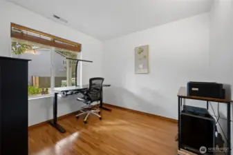 Front office is a recent addition--and a smart one at that! Wonderful dedicated space on the main floor to work or play.