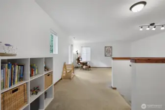 Open spaces provide tucked away corners that become reading nooks, forts, or homework spots. ;)