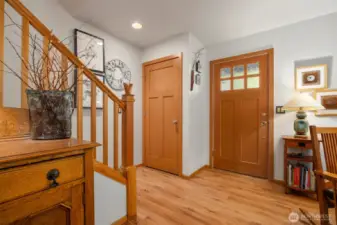 Once inside this lovely custom built home, you will find that there has been the utmost attention to detail, from the fir trim and doors to the flow of the floor plan.