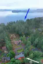 H0me location relative to Community Beach location