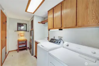 Large utility room with room for folding clothes