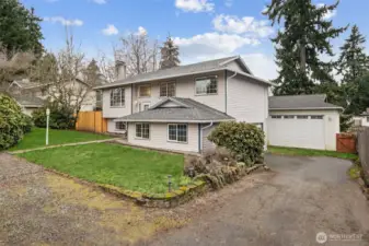 In addition to the attached 2-car garage, we come with a 520sqft detached shop which can hold 2 additional cars!