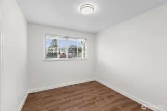 Bedroom #4, faces to the West