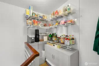 Pantry space at top of stairwell off Top floor Unit #1438