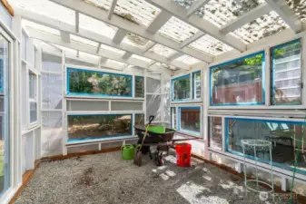 Greenhouse inside