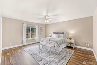 Large Primary Bedroom on the main floor