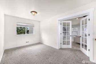This additional flex space could be used as an office, den or playroom