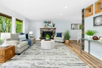 Light, open main level with strong indoor-outdoor connection