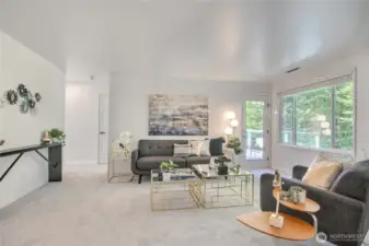 New carpet, new paint. Totally remodeled condo ready for you to move into. Lots of natural light.