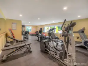 Indoor exercise room located in Clubhouse