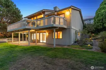 Introducing 1928 Dumas Circle NE. Wonderful 2 level living with main floor Primary Suite. Endless views from the wrap around deck. Don't miss out on this one.
