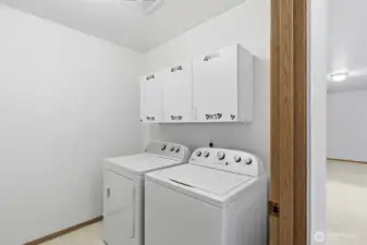 Upstairs Laundry room