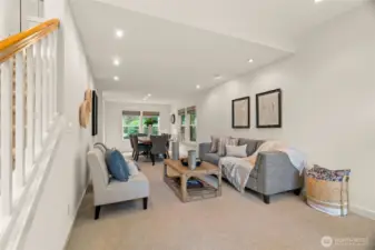 Light filled living spaces.