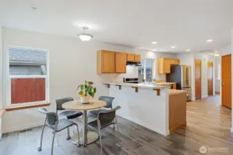 Separate Dining Area.