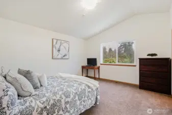 Spacious Primary Suite on the Upper Floor.