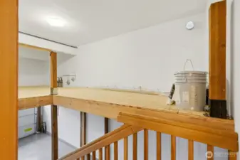 Storage space in the garage