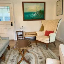 Most furnishings included including these chairs.