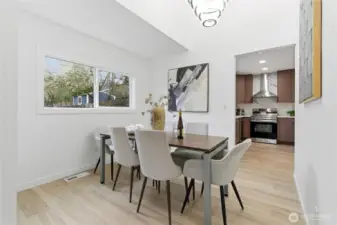 FormalDining w/ huge Chandelier