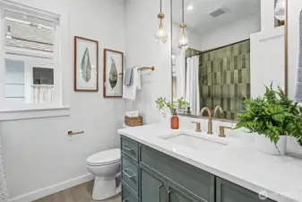 New upstairs bathroom