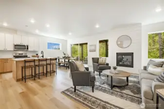 Photos shown are of a similar floor plan previously built in a different neighborhood (The Ridge in Blaine). Finishes and features may vary. Some items pictured reflect buyer-selected upgrades which are not included in the base price and may be added at an additional cost.