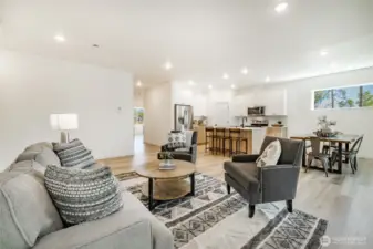 Photos shown are of a similar floor plan previously built in a different neighborhood (The Ridge in Blaine). Finishes and features may vary. Some items pictured reflect buyer-selected upgrades which are not included in the base price and may be added at an additional cost.