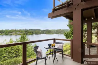 Views from Twin Islands to the Marina!