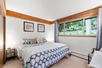 Spacious 2nd bedroom.