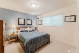 One of two guest bedrooms
