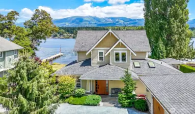 Timeless Craftsman home, detached garage, and separate ADU on Big Lake