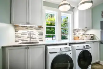 main-floor laundry