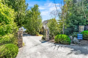 private entry that exudes good vibes every time you drive home!