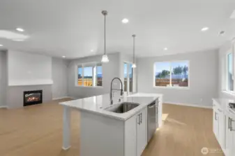 Photos of a finished home (same floor plan)
