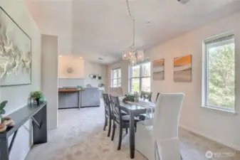 Lots of windows, views, and natural light in this condo.