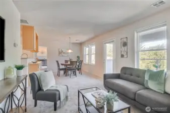 Bonus/family room with door to your view deck.