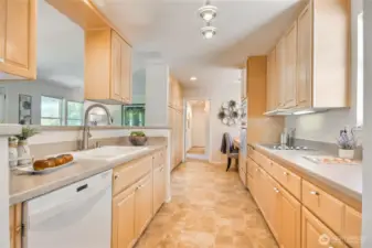 Great entertaining kitchen open to the eating and bonus/family room.