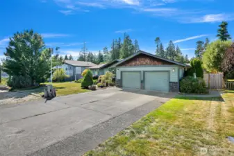 Large driveway