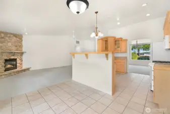 Dining nook/kitchen