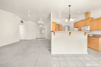 Great room/kitchen