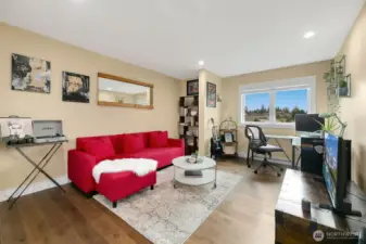 2nd upstairs bedroom currently used as an extra TV/Craft room.