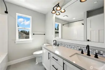 Upstairs Hallway Bathroom