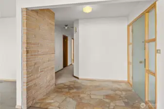 Entry Looking Down the Hallway